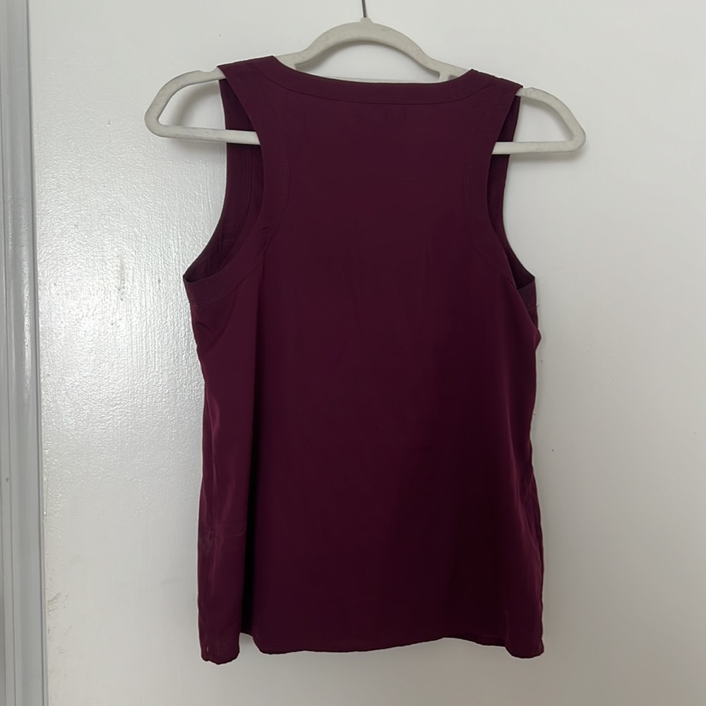 Burgundy Banana Republic Tank Top - Picture 2 of 2